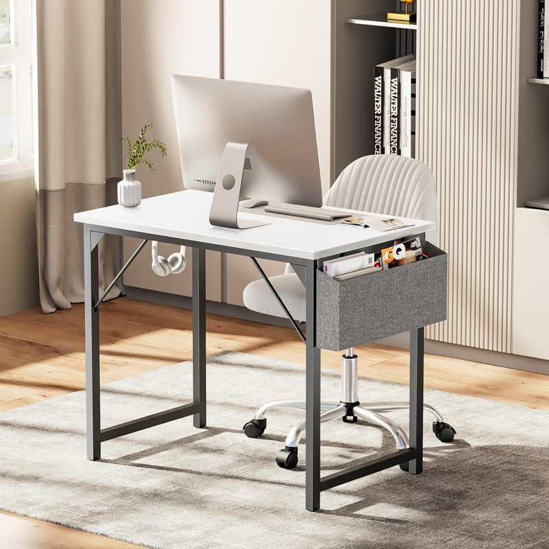 Computer Desk 32 Inch Small Office Writing Work Study Kids Student Teacher Home Bedroom